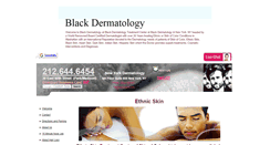 Desktop Screenshot of blackdermatology.org